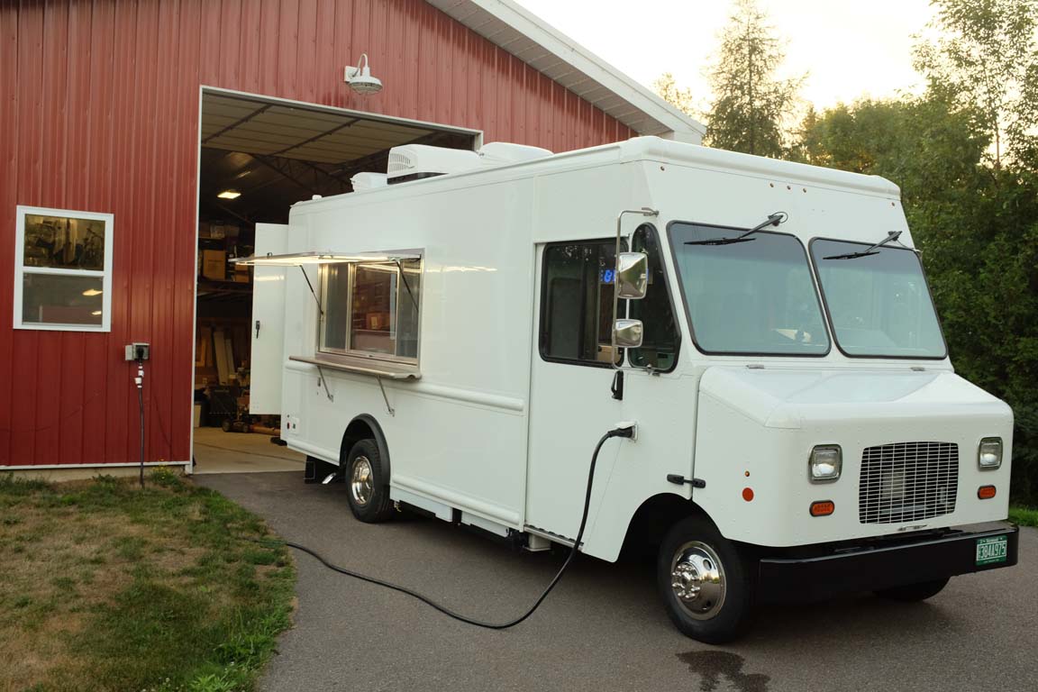 Exterior of Ben & Jerry Scoop Truck